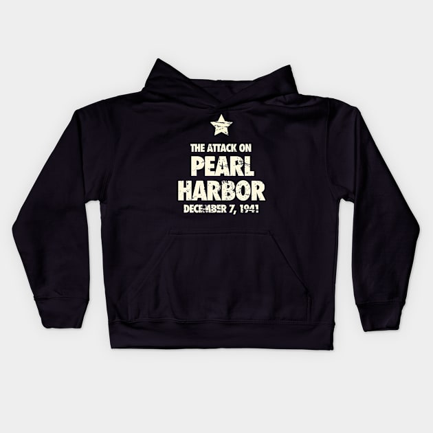 Attack On Pearl Harbor - World War 2 / WWII Kids Hoodie by Wizardmode